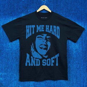 Billie Eilish Hit Me Hard And Soft Popstar T-Shirt Size Large